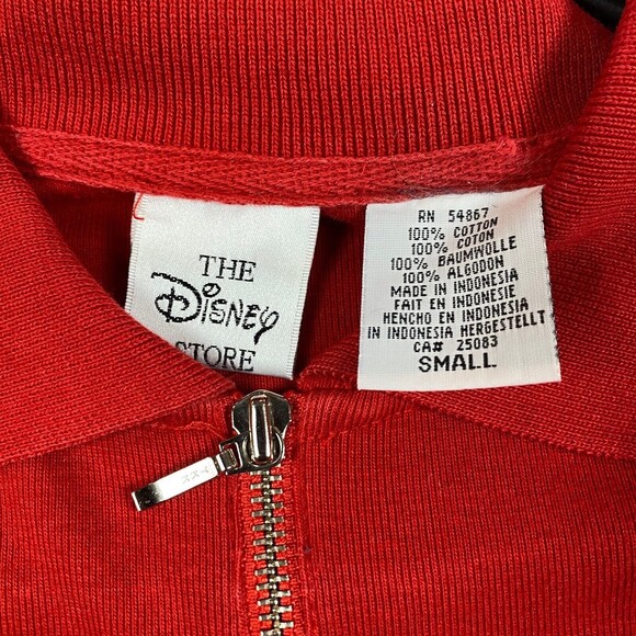 Walt Disney World Mickey Sweater Adult Small Red Sweatshirt - Picture 4 of 15